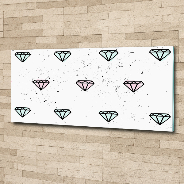 Cuadro metacrilato horizontal Diamantes