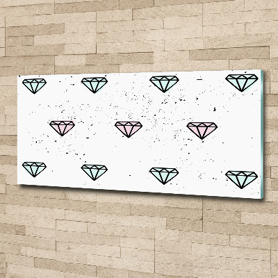 Cuadro metacrilato horizontal Diamantes