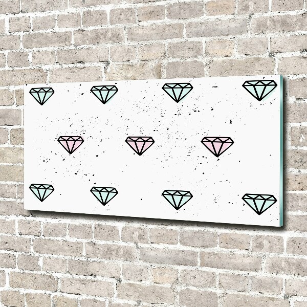 Cuadro metacrilato horizontal Diamantes