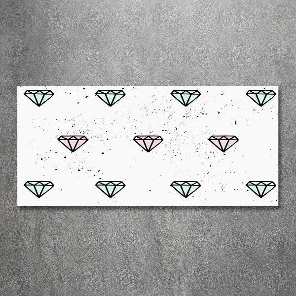 Cuadro metacrilato horizontal Diamantes