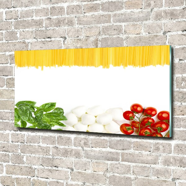 Pintura en acrílico horizontal bandera italiana