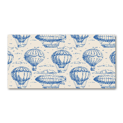 Cuadro metacrilato horizontal Globos y dirigibles