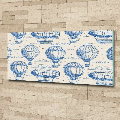 Cuadro metacrilato horizontal Globos y dirigibles