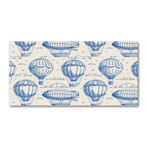 Cuadro metacrilato horizontal Globos y dirigibles