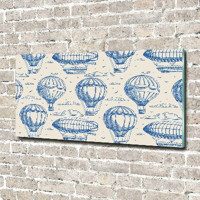 Cuadro metacrilato horizontal Globos y dirigibles