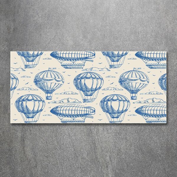 Cuadro metacrilato horizontal Globos y dirigibles