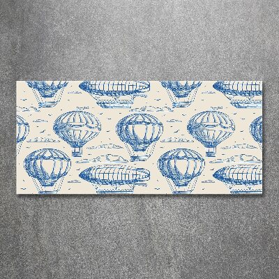 Cuadro metacrilato horizontal Globos y dirigibles