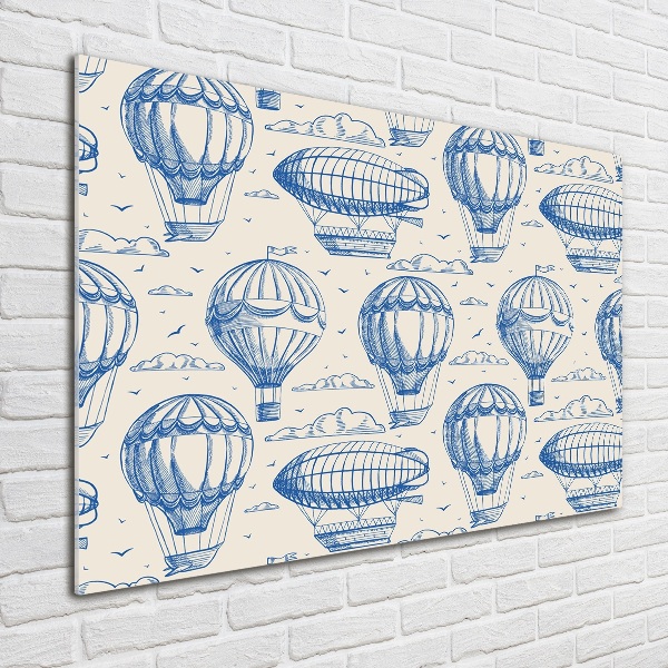 Cuadro metacrilato horizontal Globos y dirigibles