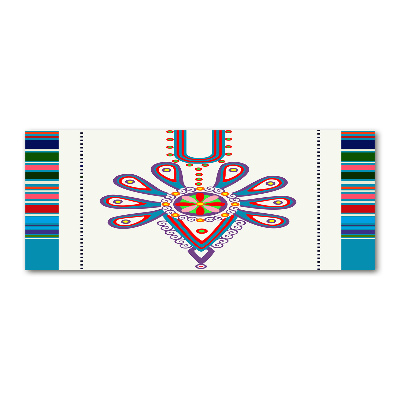 Cuadro metacrilato horizontal Patrón popular polaco