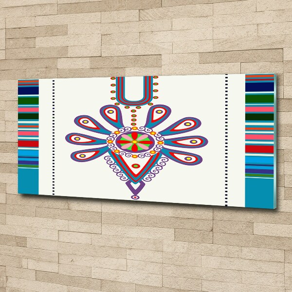 Cuadro metacrilato horizontal Patrón popular polaco