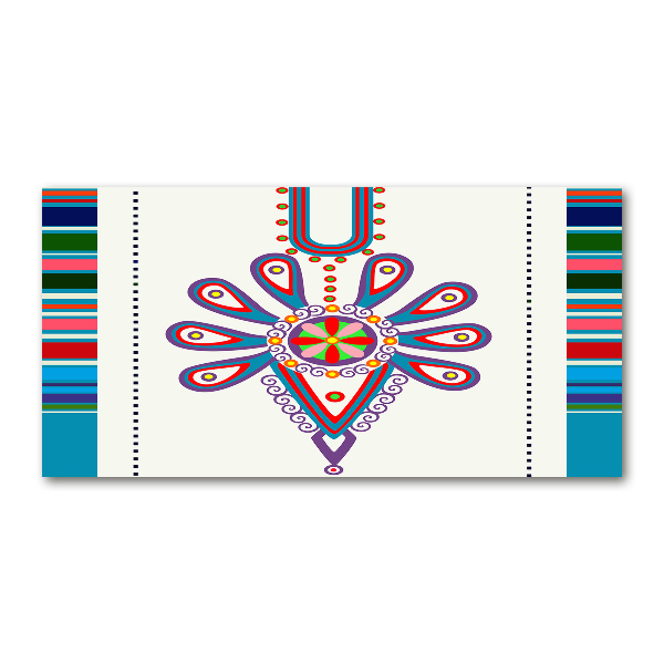Cuadro metacrilato horizontal Patrón popular polaco