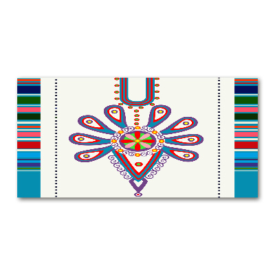 Cuadro metacrilato horizontal Patrón popular polaco