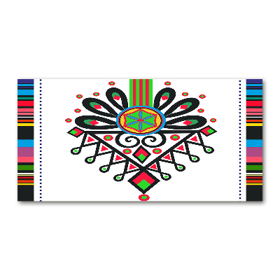 Cuadro metacrilato horizontal Patrón popular polaco