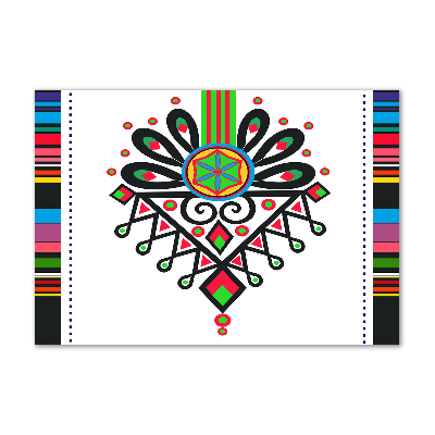 Cuadro metacrilato horizontal Patrón popular polaco