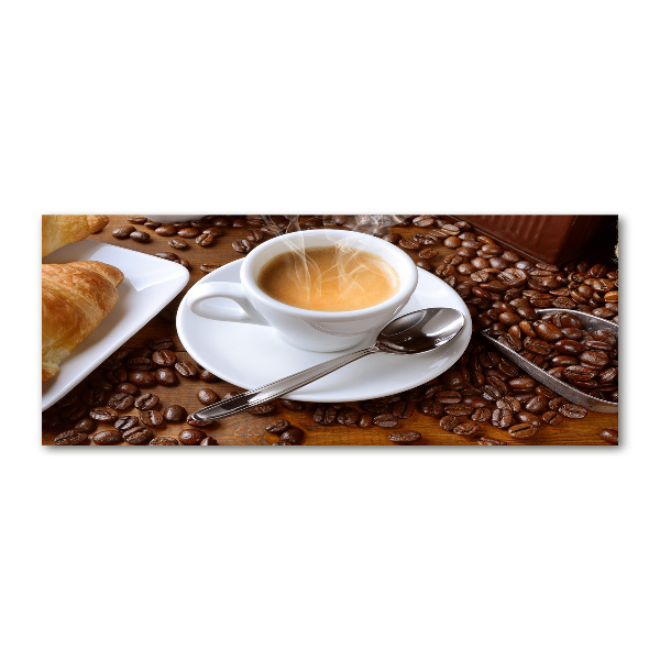 Pintura en acrílico horizontal Café aromático