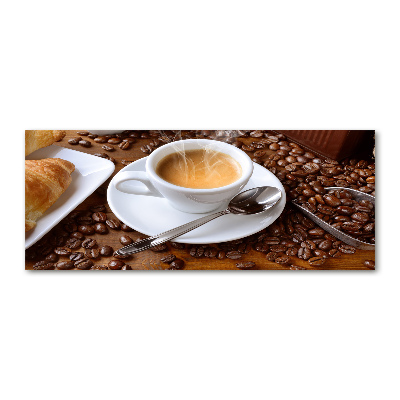 Pintura en acrílico horizontal Café aromático