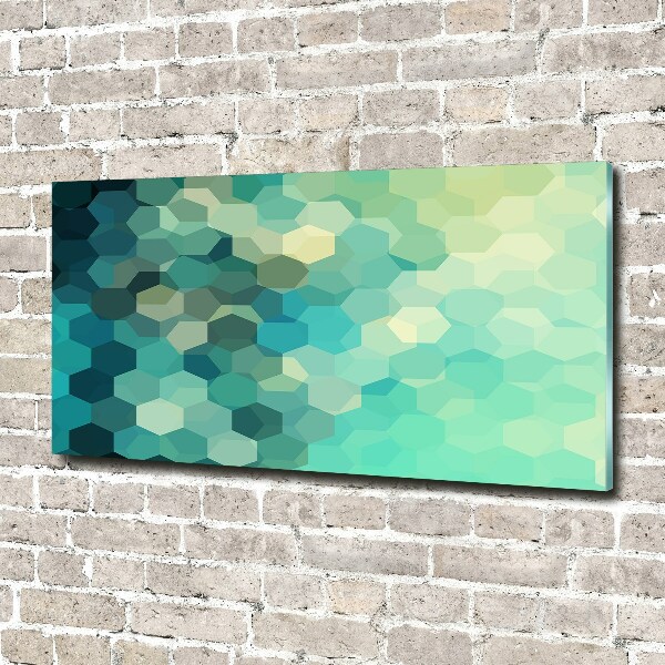 Cuadro acrílico horizontal Fondo abstracto