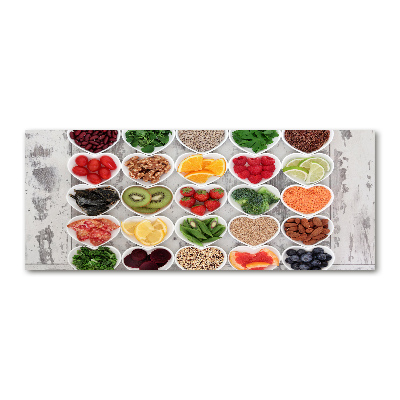 Cuadro metacrilato horizontal Comida saludable