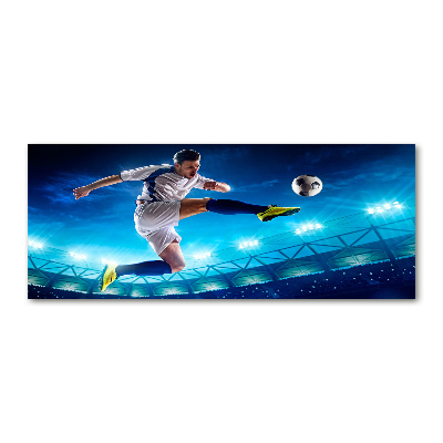 Cuadro metacrilato horizontal Futbolista