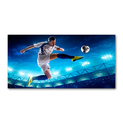 Cuadro metacrilato horizontal Futbolista