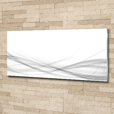 Pintura en acrílico horizontal Ondas abstractas