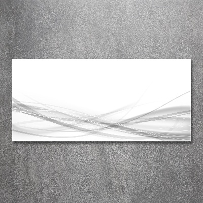 Pintura en acrílico horizontal Ondas abstractas