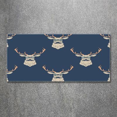 Cuadro acrílico horizontal Ciervo hipster