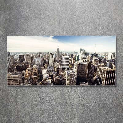 Cuadro acrílico horizontal Nueva York