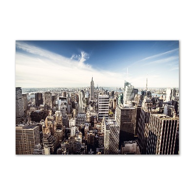 Cuadro acrílico horizontal Nueva York