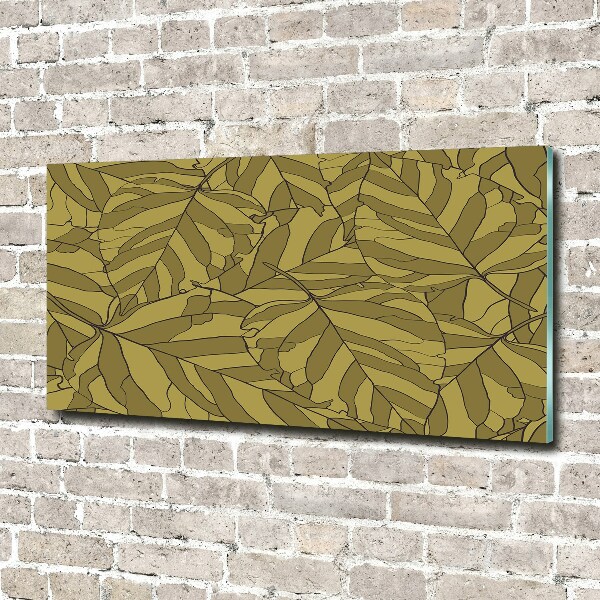 Foto en metacrilato horizontal Hojas