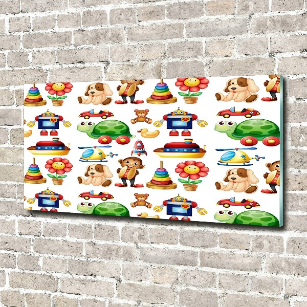 Foto en metacrilato horizontal Juguetes