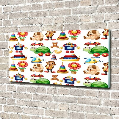 Foto en metacrilato horizontal Juguetes