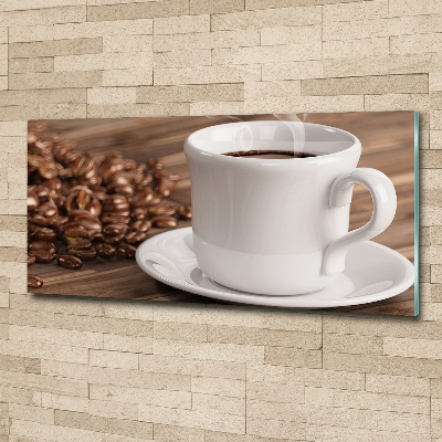 Foto en metacrilato horizontal Una taza de café