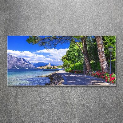 Foto en metacrilato horizontal norte de Italia