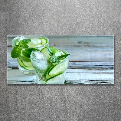 Cuadro metacrilato horizontal agua de pepino