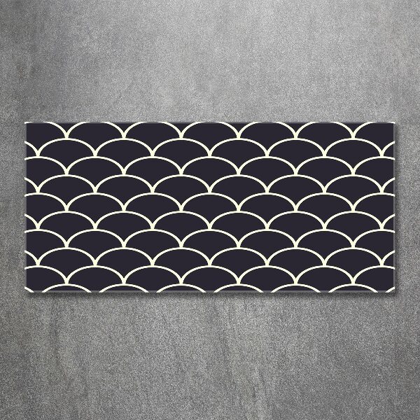 Pintura en acrílico horizontal escamas de pescado