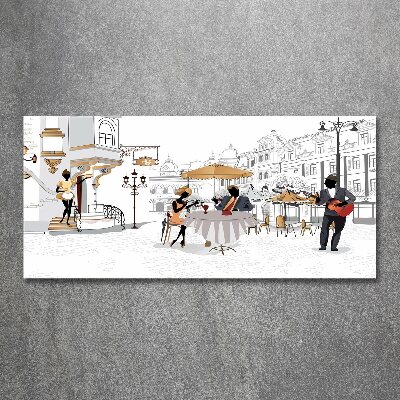 Cuadro acrílico horizontal Cafetería