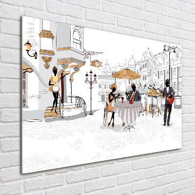 Cuadro acrílico horizontal Cafetería