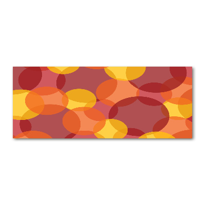 Pintura en acrílico horizontal Círculos de colores