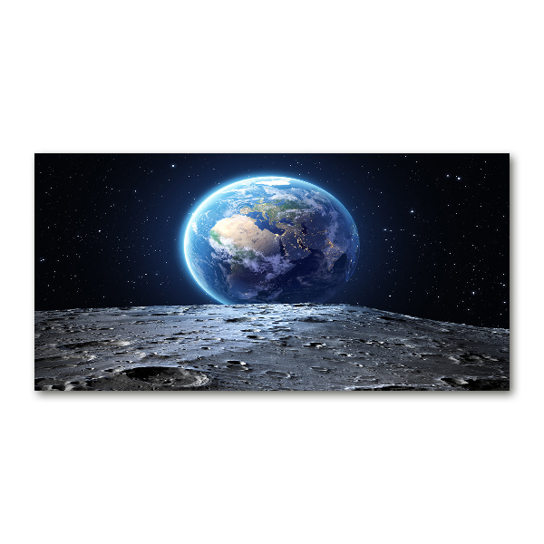 Cuadro acrílico horizontal Planeta Tierra