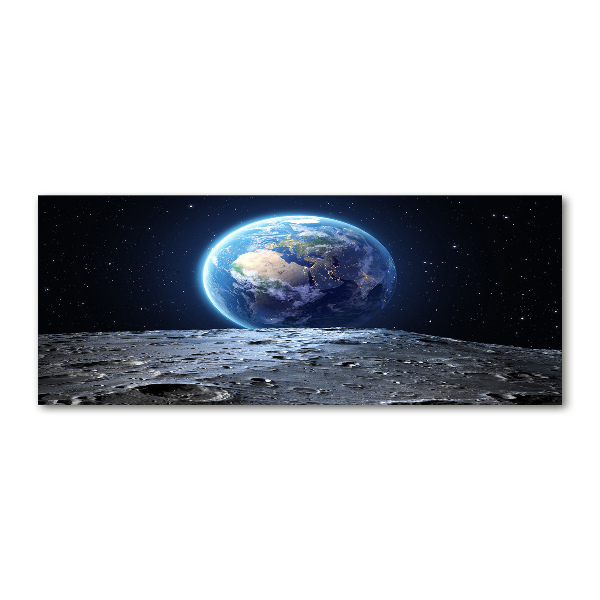 Cuadro acrílico horizontal Planeta Tierra
