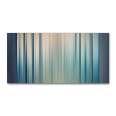 Cuadro metacrilato horizontal Rayas azules