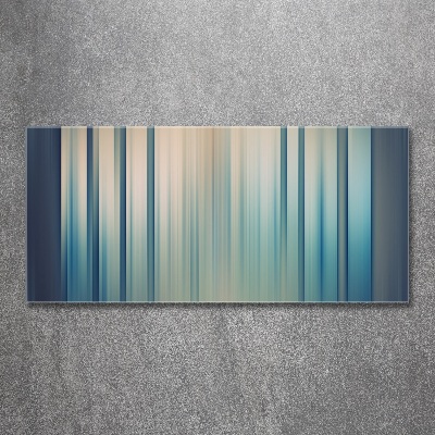 Cuadro metacrilato horizontal Rayas azules