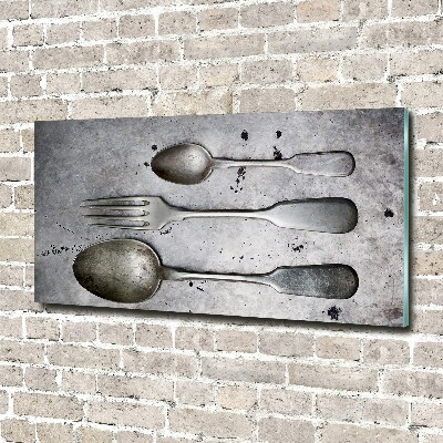 Obraz zdjęcie szkło akryl Sztućce