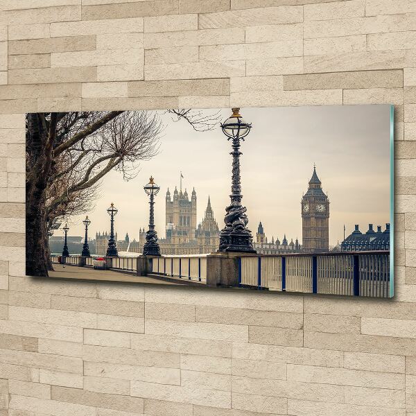 Foto en metacrilato horizontal Londres en otoño