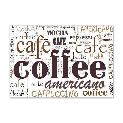 Foto en metacrilato horizontal Café