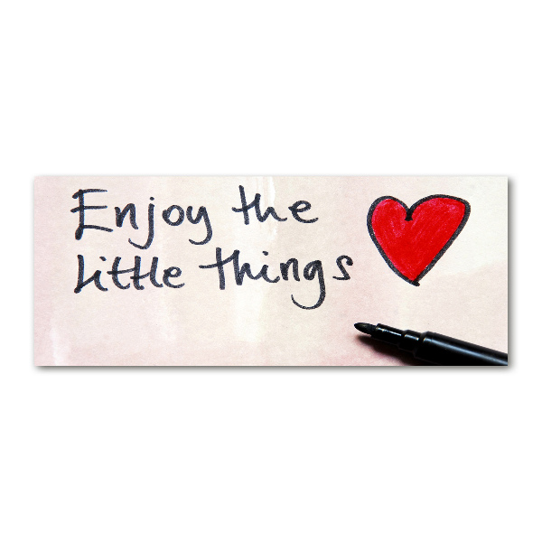 Pintura en acrílico horizontal Pequeñas cosas