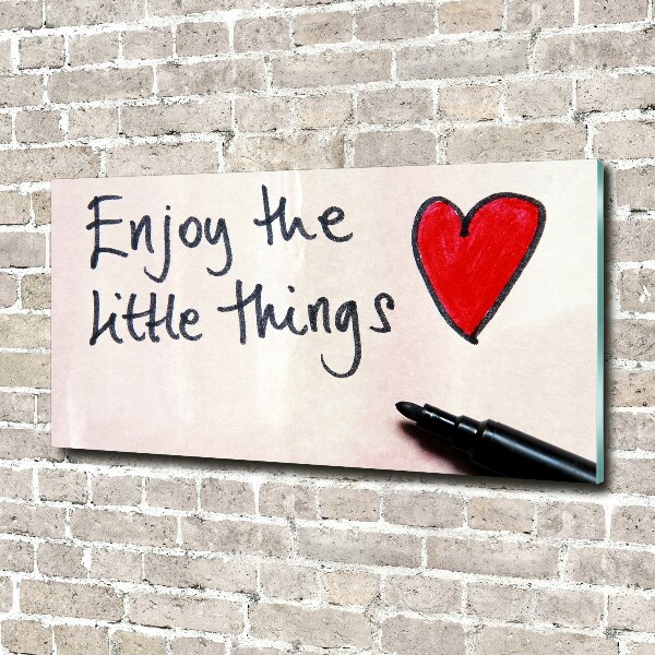 Pintura en acrílico horizontal Pequeñas cosas