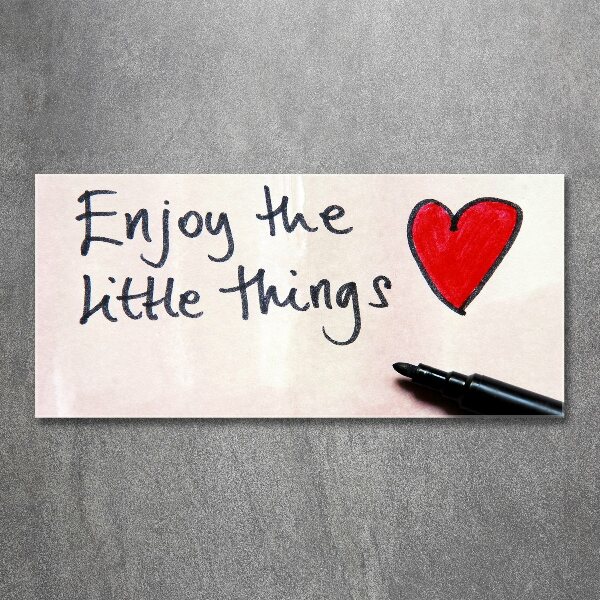 Pintura en acrílico horizontal Pequeñas cosas