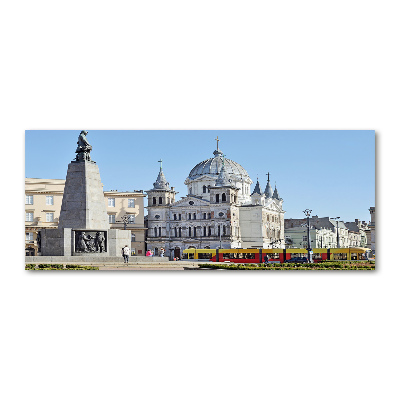 Pintura en acrílico horizontal Plaza de la Libertad de Łódź